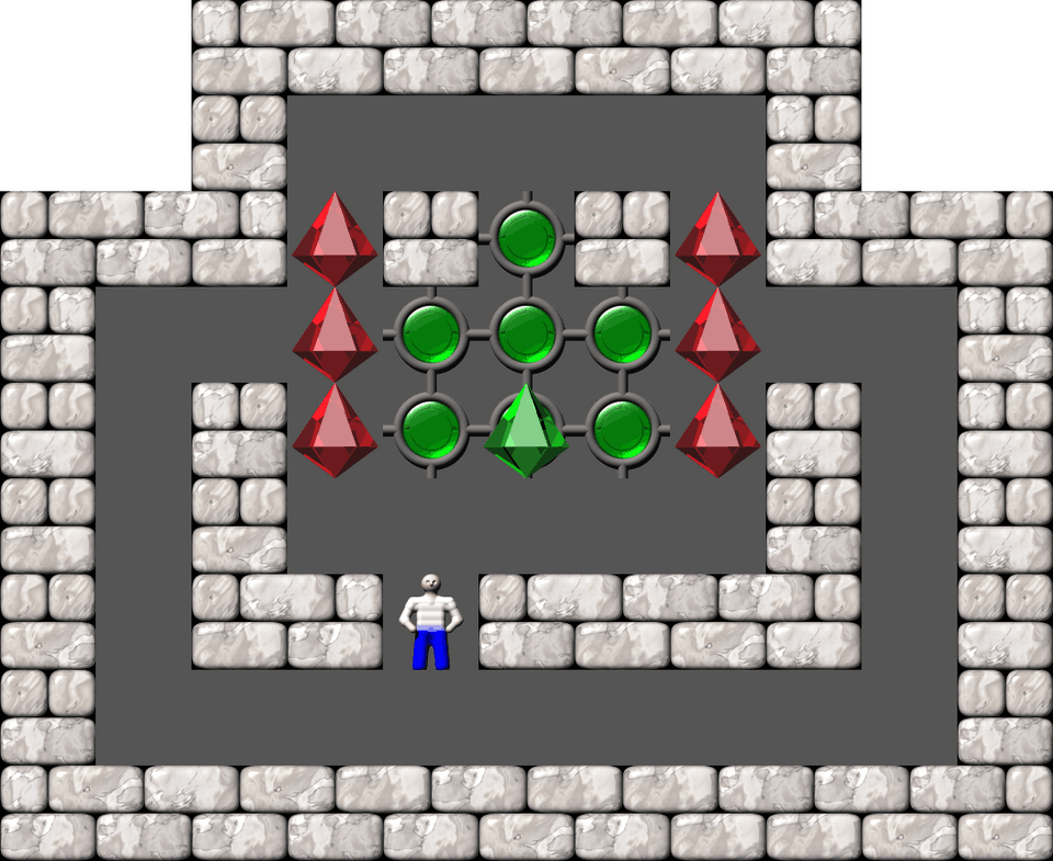 Sokoban Mass Remodel level 1060